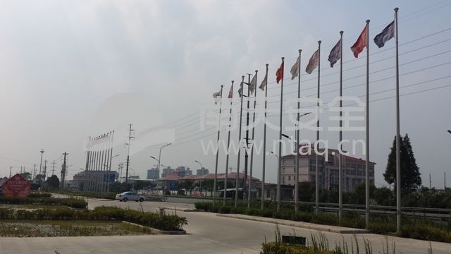 泰州金港国际装饰城铝合金旗杆